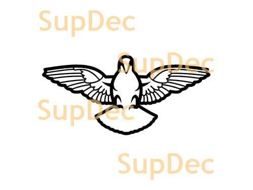 Aquila Vinile Arte Parete Finestra Bagno Adesivo Decalcomania rimovibile #5
