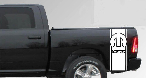 Adesivo in Vinile Mopar Logo Strisce Laterali Posteriori per Dodge Ram 1500 2500 3500
