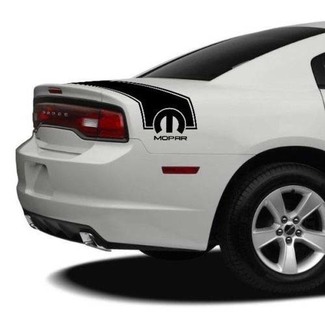 2011-2014 Dodge Charger Mopar Fascia per baule posteriore Kit grafico completo per decalcomanie in vinile