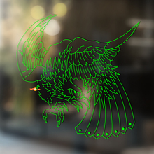 Adesivo universale in vinile Attacking Eagle_3