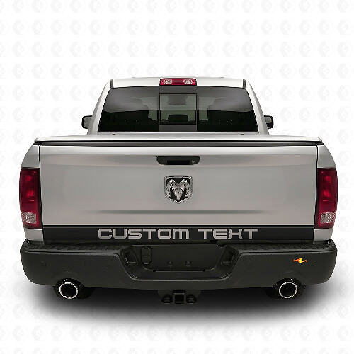 Adesivo in Vinile Personalizzato a Strisce per Porta Posteriore Dodge Ram 1500 2009–2018