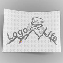 2 Jeep Life Decal Vinyl Sticker Car Window Truck Laptop Jeep Sticker Car Decal 2