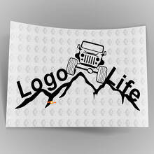 2 Jeep Life Decal Vinyl Sticker Car Window Truck Laptop Jeep Sticker Car Decal 3