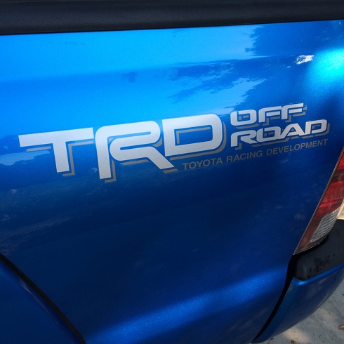 2 lato Toyota TRD Truck Off Road 4x4 Toyota Racing Tacoma Decal Vinyl Sticker#3