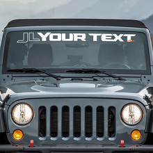 Jeep Wrangler JL JLU Wrangler parabrezza Banner adesivo in vinile
 2