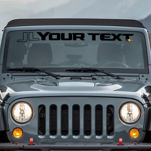 Jeep Wrangler JL JLU Wrangler parabrezza Banner adesivo in vinile
 3