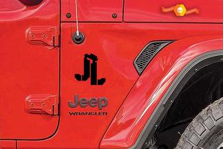 JL Jeep Wrangler set di decalcomanie di grado 2 automobilistico di alta qualità