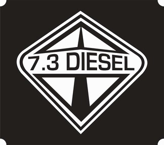 Adesivo per decalcomanie DIESEL International 7.3 Power Stroke