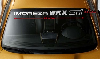 SUBARU IMPREZA WRX STI Premium Parabrezza Banner Vinyl Decal Sticker 44