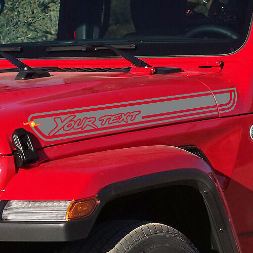 Jeep Adesivi Decalcomanie Jeep Renegade Hood Decal rubicon sahara 1 COPPIA
