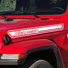 Jeep Adesivi Decalcomanie Jeep Renegade Hood Decal rubicon sahara 1 COPPIA
 2