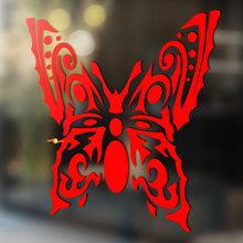 Adesivo Decorativo Universale in Vinile Farfalla Stile Tribale_2