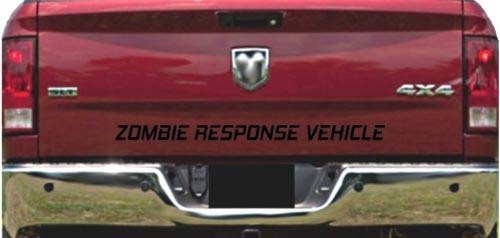 Adesivo in Vinile per Portellone di Veicolo di Risposta Zombie per Camion