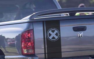 Hemi Dodge Ram Vinyl Portellone Stripe Logo X-Men Xavier School Supereroi dei fumetti