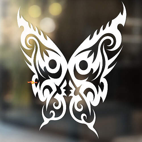 Adesivo universale in vinile Fire Butterfly