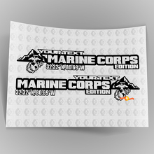 Cofano laterale Marine Corps USMC adesivo decalcomania grafica in vinile per Jeep Wrangler 27