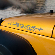 Adesivo laterale per cofano US Air Force, grafica in vinile per Jeep Wrangler 27