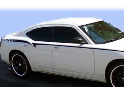 Adesivi in Vinile Bandelle Laterali Accent Bodyline per Dodge Charger 2006-2010