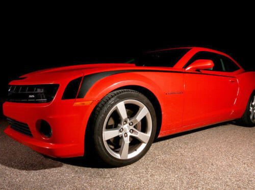 Kit di Adesivi in Vinile a Strisce Laterali a Bastone da Hockey per Chevy Camaro 2010-2012