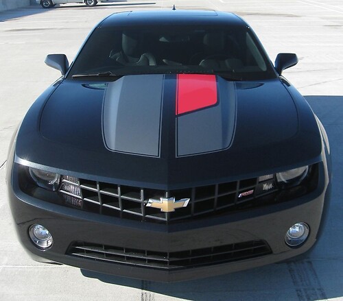 Adesivo Racing Rally Stripes Decalcomania grafica per il 45° anniversario adatta alla Camaro RS LS V6 del 2014
