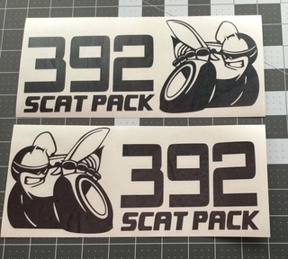 VINTAGE DODGE BOYS Scat Pack Adesivo Super Bee Charger R/T 392 Scatpack