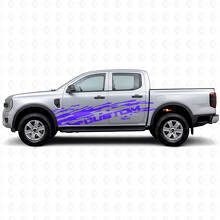 Kit di Adesivi in Vinile Laterali con Schizzi di Fango e Testo Personalizzato per Musclecar Ranger_2