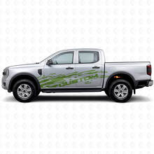 Kit di Adesivi in Vinile Laterali con Schizzi di Fango e Testo Personalizzato per Musclecar Ranger_3