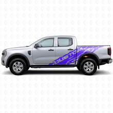 Kit di Adesivi Laterali in Vinile con Schizzi di Fango e Testo Personalizzato per Musclecar Ranger Wildtrak_2