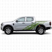 Kit di Adesivi Laterali in Vinile con Schizzi di Fango e Testo Personalizzato per Musclecar Ranger Wildtrak_3