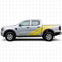 Kit di Adesivi Laterali in Vinile con Schizzi di Fango e Testo Personalizzato per Musclecar Ranger Wildtrak_4