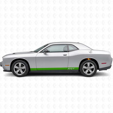 Adesivo in vinile SRT Style Stripes per il pannello laterale per Dodge Challenger 2009-2018_3