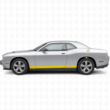Adesivo in vinile SRT Style Stripes per il pannello laterale per Dodge Challenger 2009-2018_5