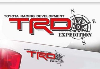 Toyota TRD Truck Off-Road Racing Tacoma Tundra Expedition Adesivo in vinile adesivo