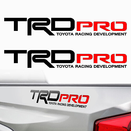 Kit di decalcomanie laterali in vinile TRD Pro per Toyota Tacoma e Tundra_1