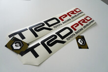 Kit di decalcomanie laterali in vinile TRD Pro per Toyota Tacoma e Tundra_2