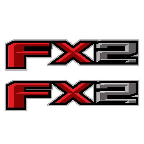 Set di 2: 2017 Ford F-150 FX2 off-road decalcomania in vinile adesivo pick-up camion comodino