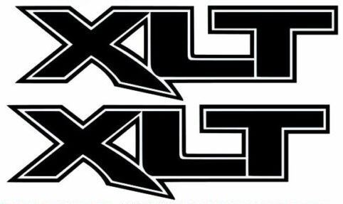 Set di adesivi laterali in vinile XLT per musclecar truck