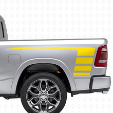 Kit Adesivi in Vinile Strisce Stile Stroboscopico Cofano e Paratia per Dodge Ram 1500_9
