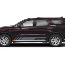 Kit di decalcomanie in vinile con scritta del marchio per fascia laterale inferiore porta per Dodge Durango_2