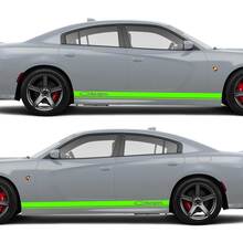 Kit grafica in vinile a strisce con decalcomanie per pannello bilanciere Dodge Charger 2X
 2