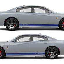 Kit grafica in vinile a strisce con decalcomanie per pannello bilanciere Dodge Charger 2X
 3