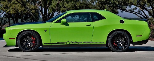 Adesivi per kit decalcomanie grafiche laterali in vinile Dodge Challenger 2008-2018