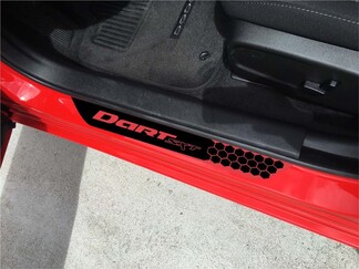 4X Dodge Dart SXT Decalcomanie per battitacco in vinile 2013 - 2018 Turbo GT Limited Rallye