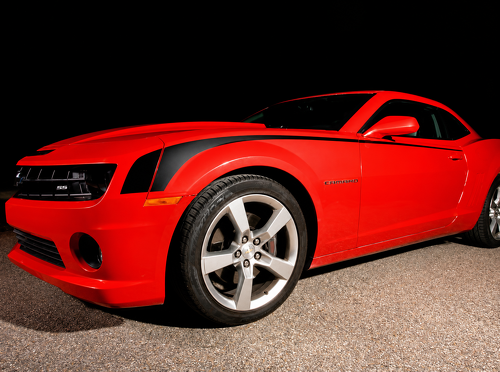 Hockey Stick Stripe Pair Fiancata Adesivo in vinile per Chevrolet Camaro 2010-2013