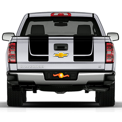 Chevy Silverado Rear Tail Stripe Decalcomanie in vinile Adesivi grafici RALLY 1500
