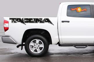 2X Toyota Tacoma lato del letto decalcomanie in vinile grafica rally striscia