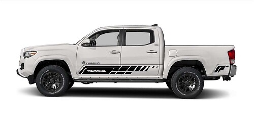 Toyota Tacoma 2015-2018 lato Kit decalcomanie grafiche in vinile adesivi a strisce