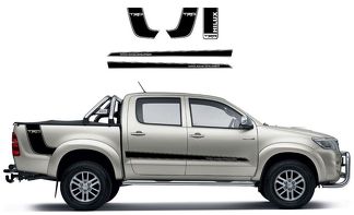 Toyota Hilux Trd Seitenbett Vinyl Grafik Rallye Aufkleber Kit