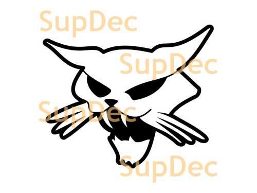 Gatto Vinile Arte Parete Finestra Bagno Adesivo Decalcomania rimovibile #3
