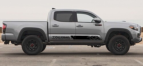 Adesivo Vinile Stripe Montagne Selvagge per Portiera Toyota Tacoma 2016-2018